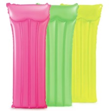 Матрац з підголовником 183х76 см неоновий, в асортименті, ТМ Іntex