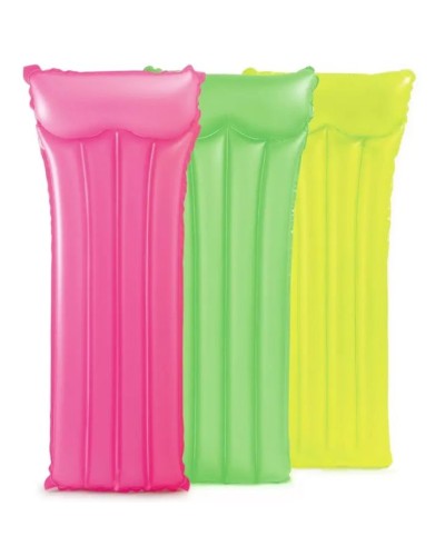 Матрац з підголовником 183х76 см неоновий, в асортименті, ТМ Іntex