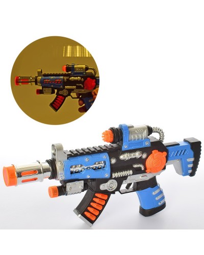 Іграшковий автомат 33 см зі світлом та звуком, на батарейці, у пакеті 20х39х4 см