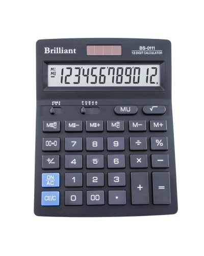 Калькулятор «Brilliant» 14х17,5 см, BS-0111