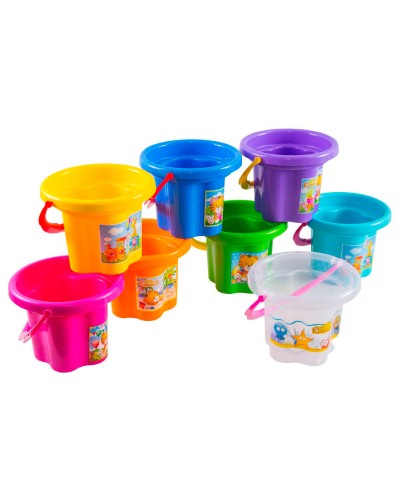 Відерце для піску «Квіточка» 1,5 л, ТМ Тигрес