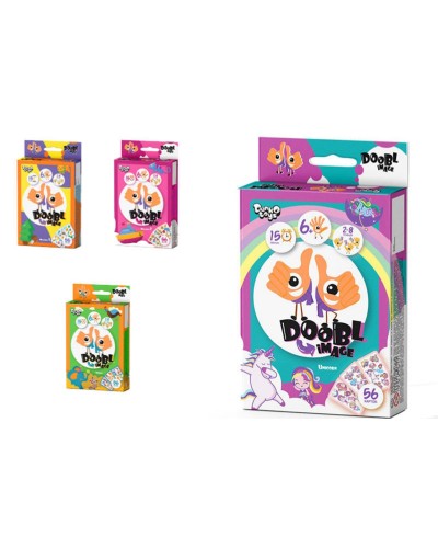 Гра настільна «Doobl Image» розважальна міні, в асортименті, у коробці 25х13х9 см, ТМ Данко Тойс