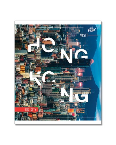 Зошит на 96 аркушів у лінію «Сучасне місто», №2009, ТМ Brisk