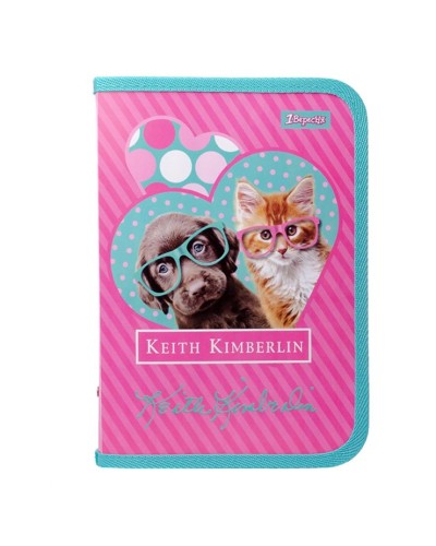 Папка для зошитів «Keith Kimberlin», В5, пластикова, на блискавці, ТМ 1 Вересня