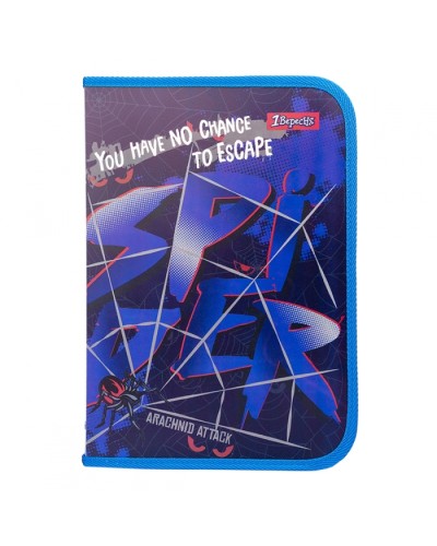 Папка для праці «FC Spider» А4 пластикова на блискавці, ТМ 1 Вересня