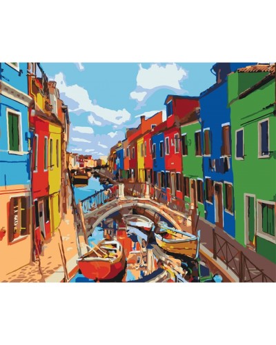 Картина за номерами «Барви Міста» 40х50 см, ТМ Ідейка