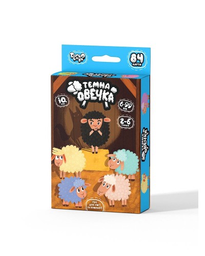 Гра настільна «Темна овечка» розвиваюча, у коробці 13х9х2,5 см, ТМ Данко Тойс