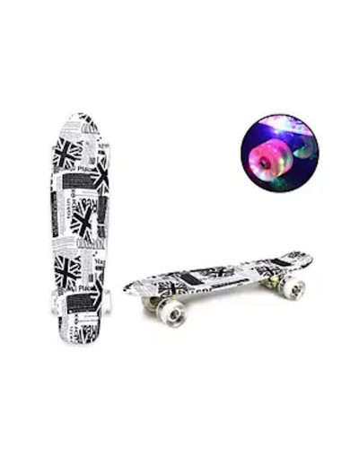 Пенні борд 56х15 см колеса PU зі світлом., в асортиименті