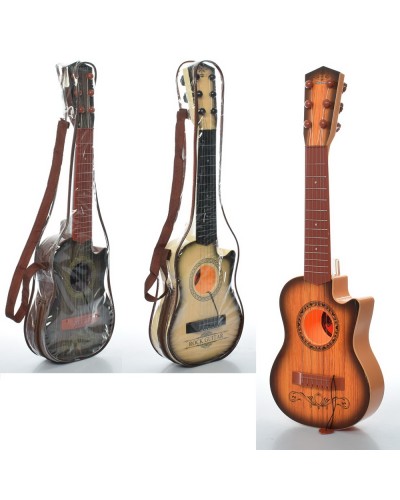 Гітара 54 см, струни 6 шт, в асортименті, у чохлі 54х18х5,5 см