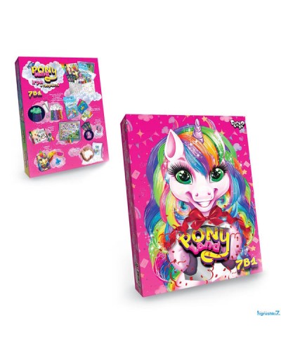 Креативна творчість «Pony Land» 7 в 1, у коробці 27х37х6 см, ТМ Данко Тойс