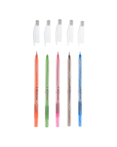 Ручка «Snowy» кульково-масляна синя, ТМ 1 Вересня