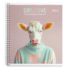 Блокнот «Мікс №1» А5 на 96 аркушів у клітинку на спіралі збоку, №1581, ТМ Brisk