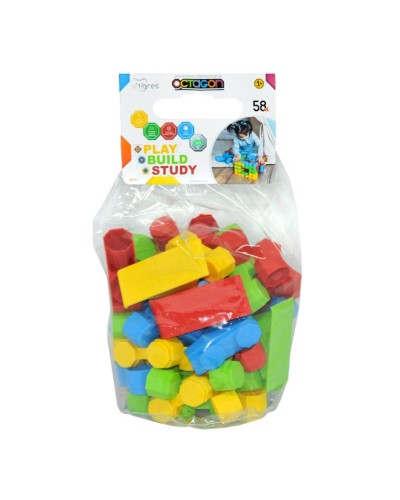 Конструктор «Octagon» на 58 елементів, у пакеті, ТМ Тигрес