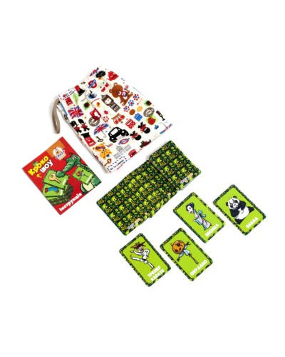 Гра в мішечку «Крокодил» на 55 карток, у кортонці 17х5,5х18 см, ТМ Vlady Toys
