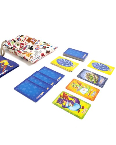 Гра в мішечку «Врятуй дракона» на 55 карток, у картонці 17х5,5х18 см, ТМ Vlady Toys