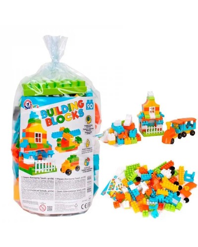 Конструктор на 90 деталей, у пакеті 16х28 см, ТМ Технок