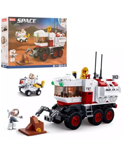 Конструктор «Марсохід» на 354 деталі з фігурками, у коробці 38х28,5х7 см, SLUBAN