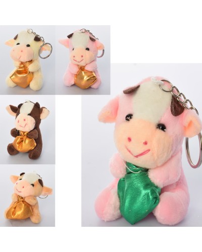Брелок «Корова» 8 см, в асортименті, у пакеті 9х6х5 см