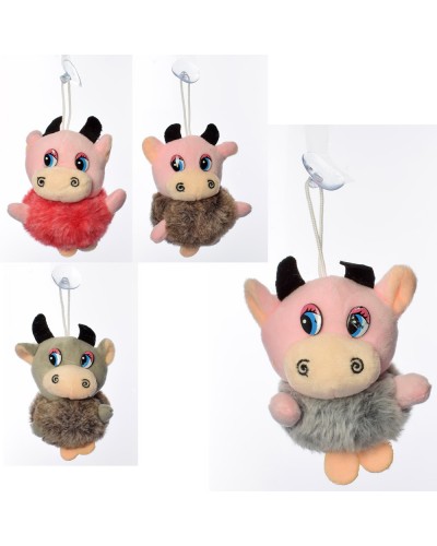 Брелок «Корова» 9 см, в асортименті, у пакеті 9х8х7 см