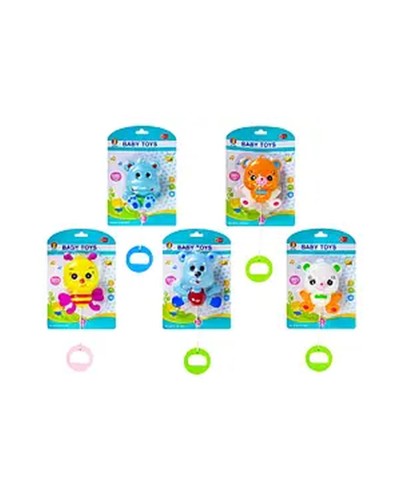 Брязкальце заводне, в асортименті, на планшетці 16х24 см