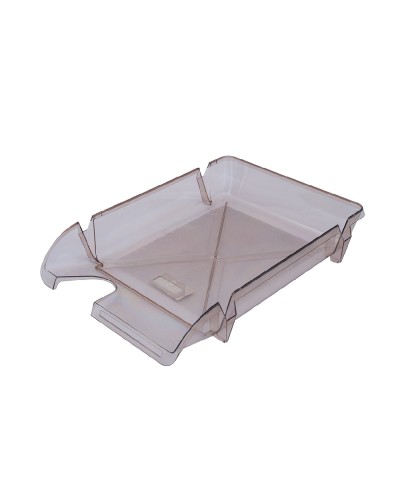 Лоток «Компакт» горизонтальний пластиковий димчатий 340х250х58 мм, JOBMAX