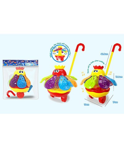 Каталочка «Восьминіг» 19 см на паличці з музикою та рухомими деталями, в асортименті, у пакеті 19х14х14 см