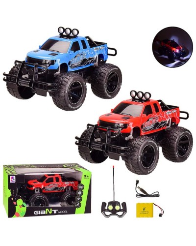 Машина 26х16х15 см, р/к на акумуляторі зі світло, в асортименті, у коробці 32х18х16,5 см