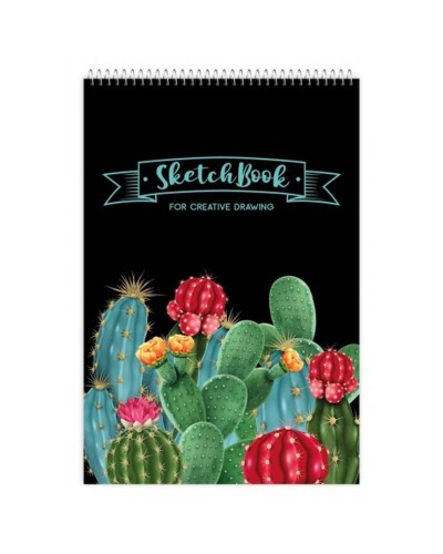 Скетчбук А5 на 30 аркушів 100 г/м2 на спіралі, в асортименті, ТМ Рюкзачок