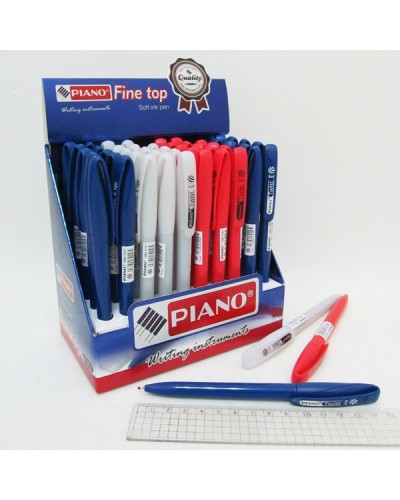 Ручка «Twist», кулькова, поворотна, синя, ТМ Piano