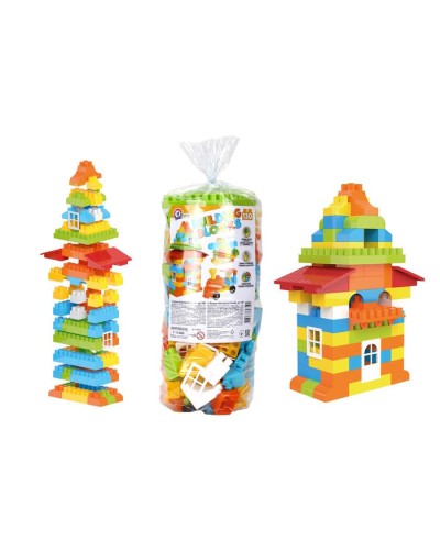 Конструктор на 130 деталей, у пакеті 16х37 см, ТМ Технок