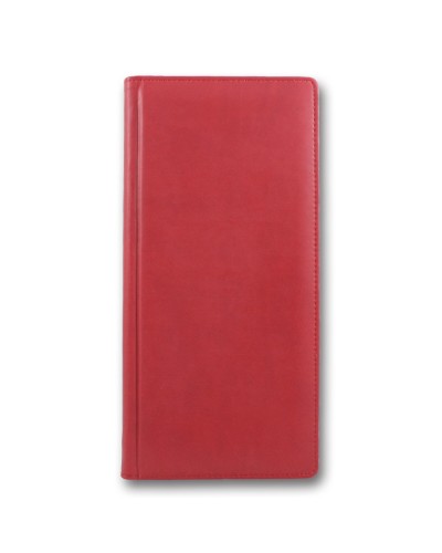 Візитниця «Winner» на 96 візиток, 118х245 мм, червона, заокруглені кути, ТМ Бриск