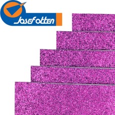 Фоаміран A4 1,7 мм з глітером та клеєм фуксія, ТМ J.Otten