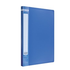 Папка з боковим притиском A4 синя, TM Buromax