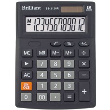 Калькулятор «Brilliant» 10,5х13,7 см, BS-212NR