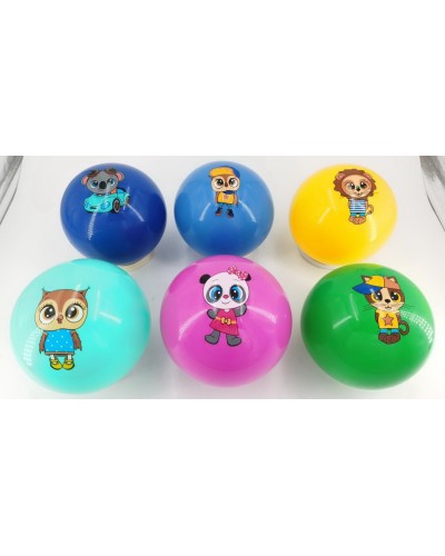 М'яч гумовий 22,5 см, 55 грам, в асортименті