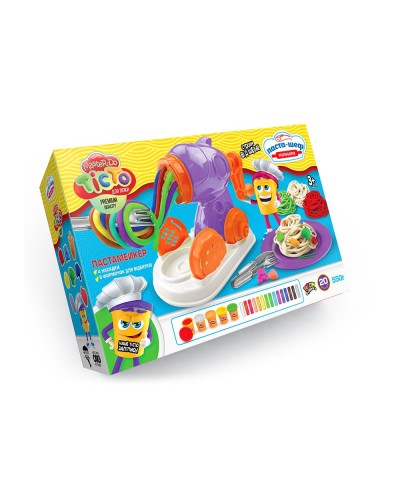 Набір тіста для ліплення Master Do «Паста-шеф» з 15 брикетів та 5 баночок, у коробці 34,5х8,5х22,5 см, ТМ Данко Тойс