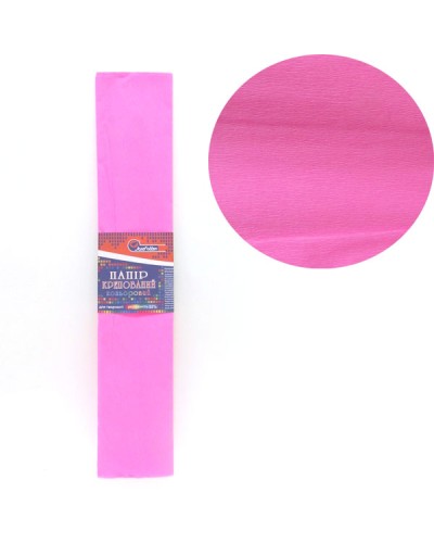 Гофро-папір 110 %, 50 х 200 см, 42 гр/м2, рожевий, TM J.Otten