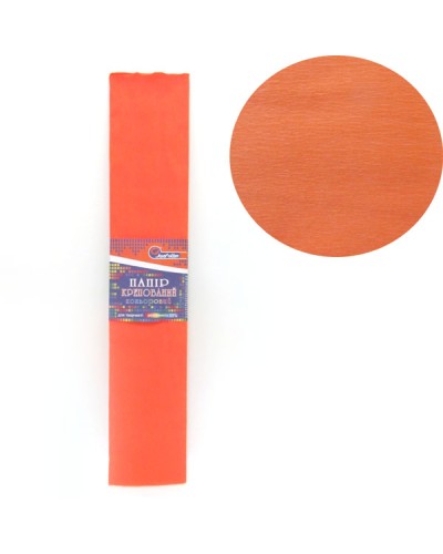 Гофро-папір 55% 50х200 см 20 г/м2 персиковий, TM J.Otten