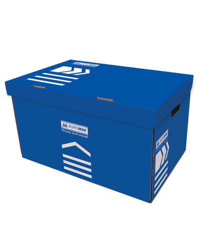 Короб для архівних боксів 56х38х26,5 см синій, ТМ Buromax