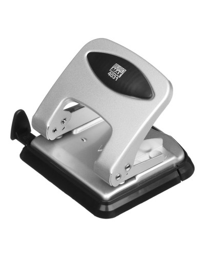 Діркопробивач металевий до 15 аркушів срібний, ТМ Buromax