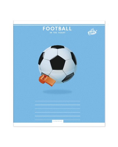 Зошит 12 арк., лінійка Brisk «Спорт» №2124