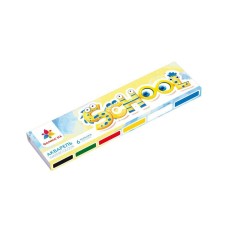 Фарби акварельні «Малята» на 6 кольорів без пензля, ТМ Гамма-Н