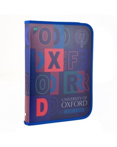 Папка для праці «FC Oxford» А4 пластикова на блискавці, ТМ YES