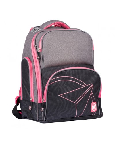 Рюкзак JUNO Max «Yes style» сірий / чорний, ТМ YES, S-30