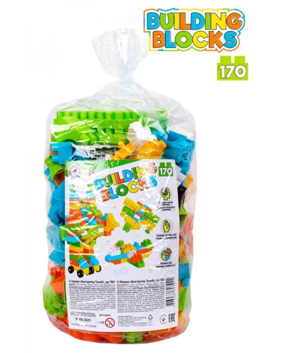 Конструктор на 170 деталей, у пакеті 54х38х37,5 см, ТМ Технок