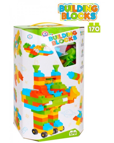 Конструктор з 170 деталей, у коробці 40х40х39,5 см,ТМ Технок