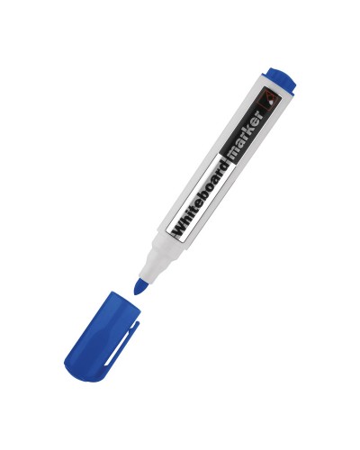 Маркер «Whiteboard» 2 мм круглий синій, ТМ Axent