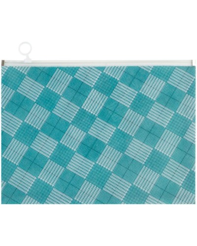Папка на блискавці zip-lock, А4+, Tartan Green