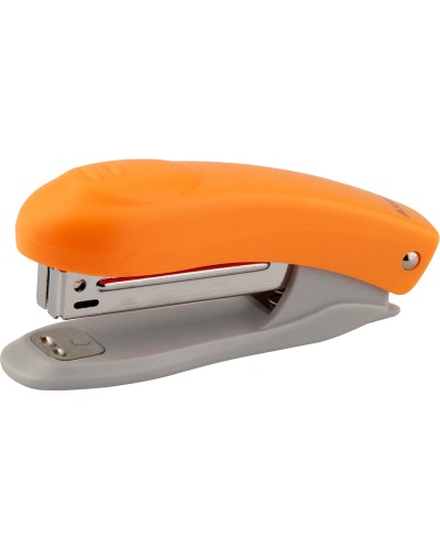 Степлер «Welle-2» пластиковий помаранчевий до 12 аркушів, скоба № 10, ТМ Axent