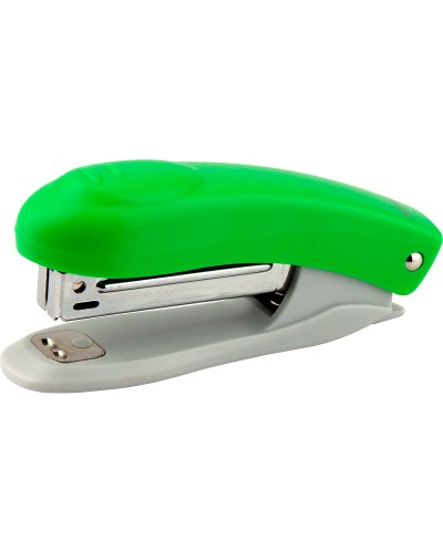 Степлер «Welle-2» пластиковий до 12 аркушів салатовий під скобу № 10, ТМ Axent